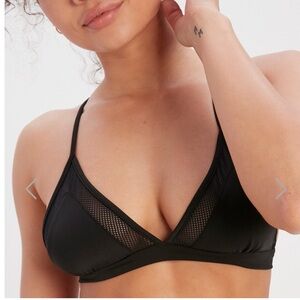 Young & Reckless mesh bikini top size small in purple
